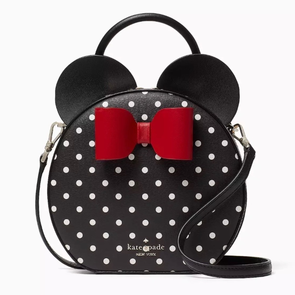NWT Disney X Kate Spade NY
Minnie Mouse Sm Crossbody Bag (Out of stock online)
